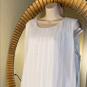 CALVIN KLEIN white shirt, Size 1X.